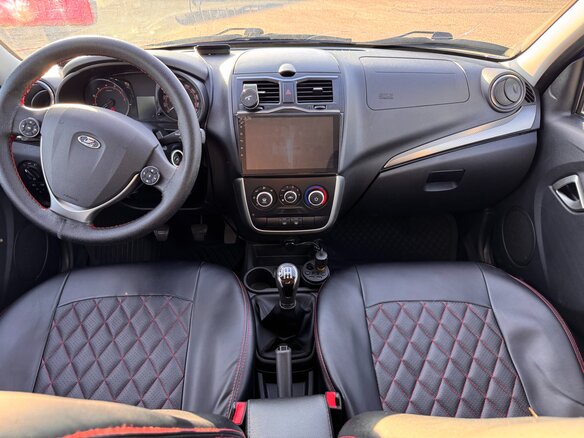 2019 Lada (ВАЗ) Granta I Рестайлинг, синий, 635000 рублей - вид 10