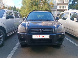 2006 Hyundai Tucson I, чёрный, 649000 рублей, вид 3