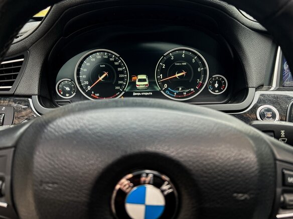 2014 BMW 7 серии Long 750Li xDrive V (F01/F02/F04) Рестайлинг, чёрный, 1650000 рублей - вид 21