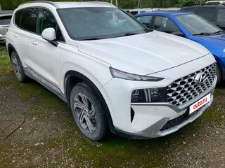 2022 Hyundai Santa Fe IV Рестайлинг, белый, 3500000 рублей, вид 2