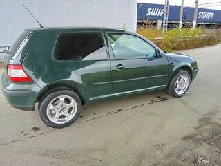 1998 Volkswagen Golf IV, зелёный, 255000 рублей, вид 3