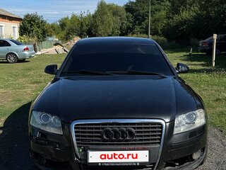 2007 Audi A8 Long II (D3) Рестайлинг, чёрный, 730000 рублей, вид 1