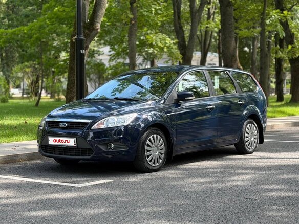2008 Ford Focus II Рестайлинг, синий - вид 1
