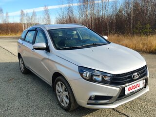 2021 Lada (ВАЗ) Vesta SW I, серый, 1210000 рублей, вид 4