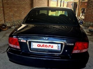 2006 Hyundai Sonata ТагАЗ IV (EF) Рестайлинг, чёрный, 650000 рублей, вид 2
