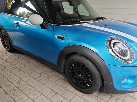 2018 Mini Hatch Cooper III (F55/F56), голубой - вид 3