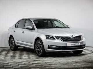 2018 Skoda Octavia III (A7) Рестайлинг, серебристый, 1520123 рублей, вид 3