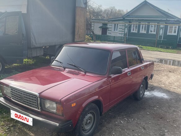 2007 Lada (ВАЗ) 2107, пурпурный, 170000 рублей - вид 1