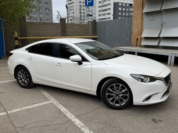2016 Mazda 6 III (GJ) Рестайлинг, белый, 1750000 рублей - вид 3