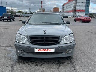 2002 Mercedes-Benz S-Класс 430 IV (W220) Рестайлинг, серебристый, 1000000 рублей, вид 2
