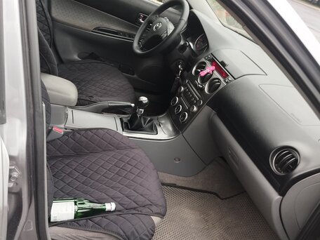 2005 Mazda 6 I (GG), серебристый, 220000 рублей, вид 4