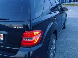 2009 Mercedes-Benz M-Класс 350 II (W164) Рестайлинг, чёрный, 1350000 рублей, вид 4