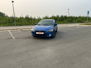 2010 Mitsubishi Lancer X, синий, 730000 рублей, вид 2