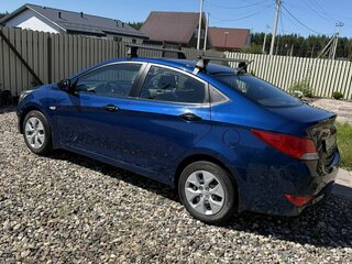 2014 Hyundai Solaris I Рестайлинг, синий, 920000 рублей, вид 5