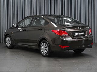 2015 Hyundai Solaris I Рестайлинг, коричневый, 1085000 рублей, вид 2