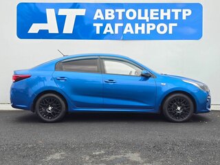 2019 Kia Rio IV, синий, 1499000 рублей, вид 4
