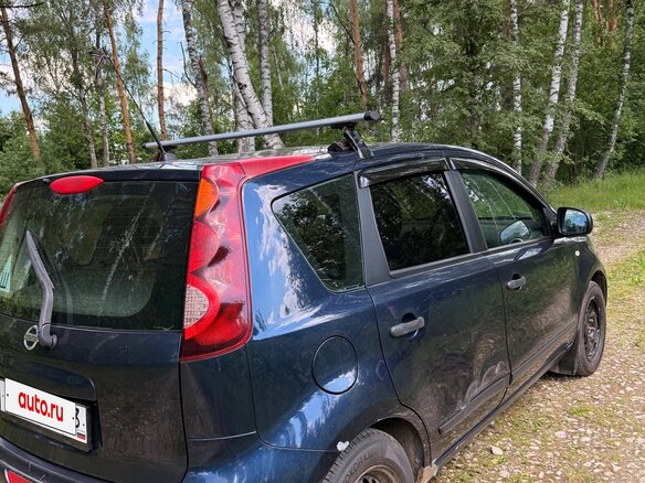 2010 Nissan Note I Рестайлинг, синий - вид 2