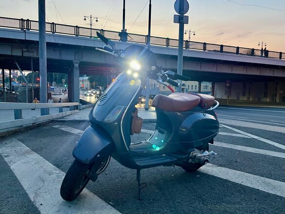2002 Vespa LXV 125, фиолетовый, 264000 рублей - вид 10