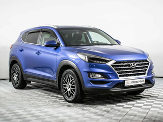 2018 Hyundai Tucson III Рестайлинг, синий, 1577000 рублей, вид 3