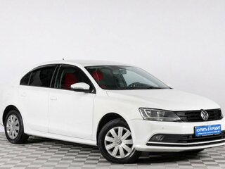 2016 Volkswagen Jetta VI Рестайлинг, белый, 1309000 рублей, вид 1