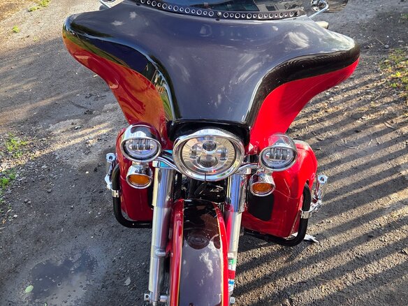 2010 Harley-Davidson Electra Glide, красный, 1070000 рублей - вид 6