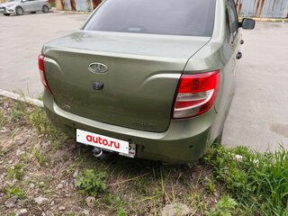 2013 Lada (ВАЗ) Granta I, зелёный, 345000 рублей, вид 3
