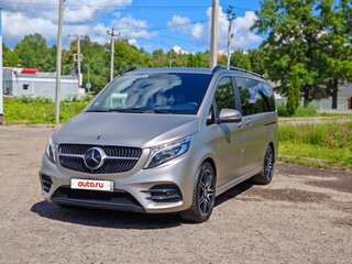 2019 Mercedes-Benz V-Класс Long 300 d длинный III (W447) Рестайлинг, серебристый, 5800000 рублей, вид 2