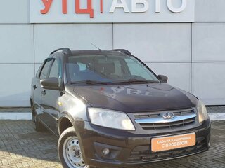 2015 Lada (ВАЗ) Granta I, чёрный, 340000 рублей, вид 3