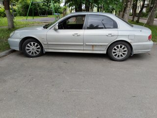 2008 Hyundai Sonata ТагАЗ IV (EF) Рестайлинг, серебристый, 420000 рублей, вид 4