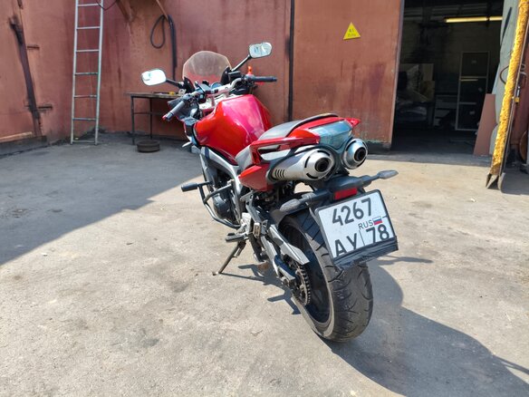 2006 Yamaha FZ6, красный, 350000 рублей - вид 2