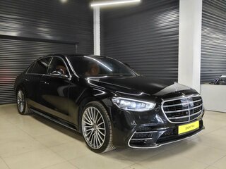 2022 Mercedes-Benz S-Класс 400 d 4MATIC VII (W223), чёрный, 11650000 рублей, вид 2