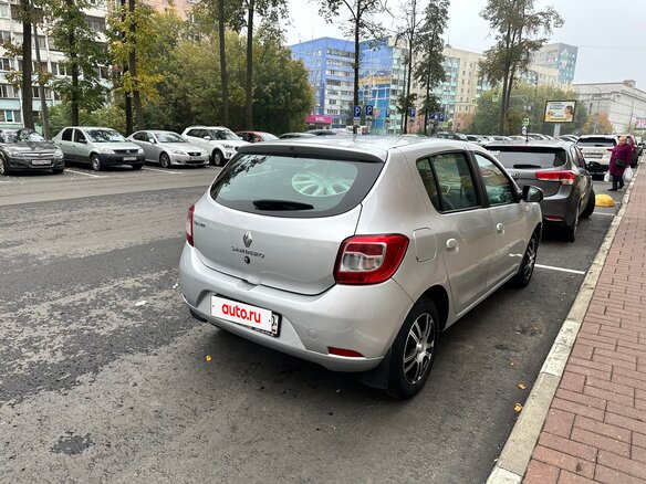 2015 Renault Sandero II, серебристый, 590000 рублей - вид 22