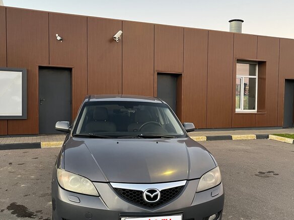 2008 Mazda 3 I (BK) Рестайлинг, серый, 650000 рублей - вид 1