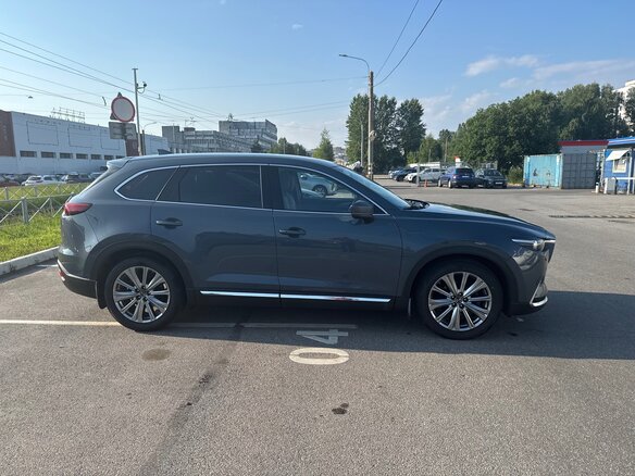 2021 Mazda CX-9 II Рестайлинг, серый - вид 2