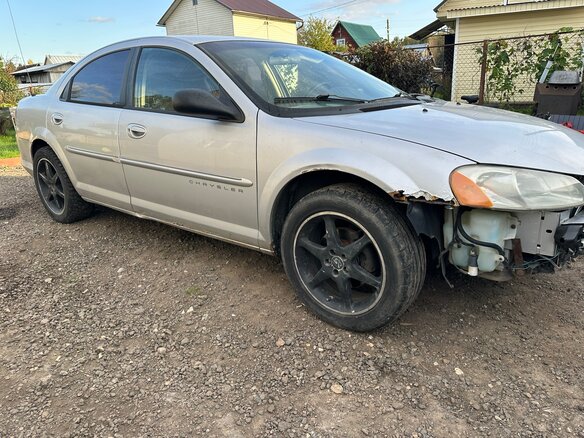 2000 Chrysler Sebring II, серебристый, 130000 рублей - вид 1