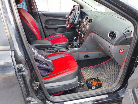 2007 Ford Focus II, чёрный - вид 11