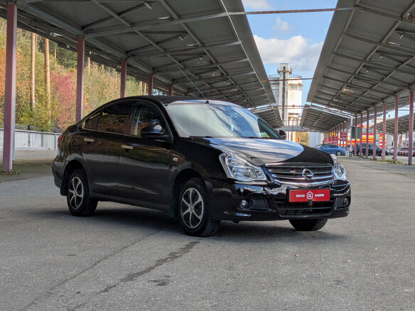 2014 Nissan Almera III (G15), чёрный, 550000 рублей - вид 1