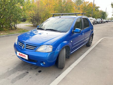 2008 Renault Logan I, синий, 470000 рублей, вид 5