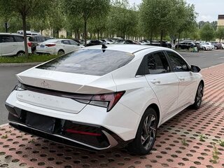 2023 Hyundai Elantra N Line VII (CN7) Рестайлинг, белый, 1270000 рублей, вид 4