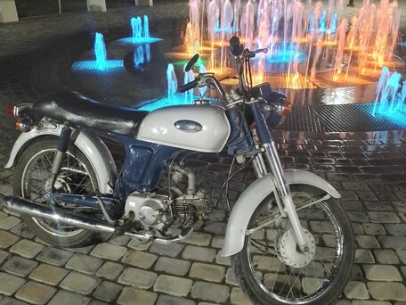 2002 Honda Benly, серебристый, 99000 рублей, вид 2