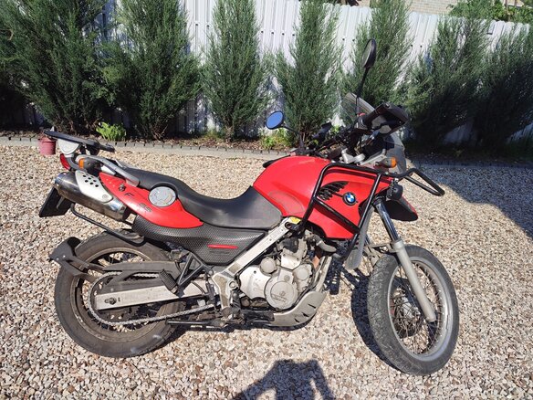 2000 BMW F 650 GS, красный, 360000 рублей - вид 1