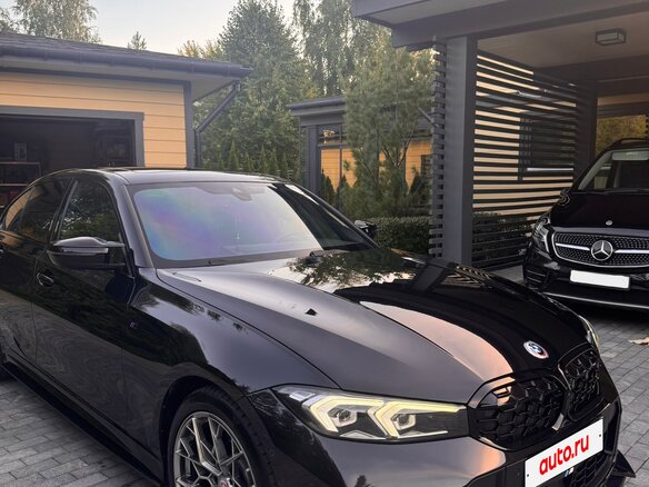 2023 BMW 3 серии 330i xDrive VII (G2x) Рестайлинг, чёрный, 4500000 рублей - вид 2