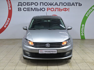 2019 Volkswagen Polo V Рестайлинг, серебристый, 1245000 рублей, вид 2