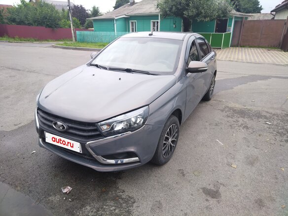 2019 Lada (ВАЗ) Vesta I, серый, 790000 рублей - вид 3