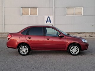 2013 Lada (ВАЗ) Granta I, красный, 595000 рублей, вид 4