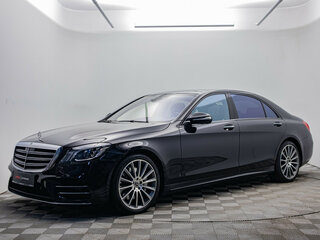 2017 Mercedes-Benz S-Класс 560 Long VI (W222, C217) Рестайлинг, чёрный, 4559000 рублей, вид 1
