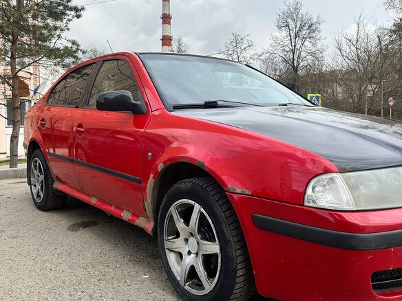 2006 Skoda Octavia I (A4) Рестайлинг, красный, 267000 рублей - вид 4