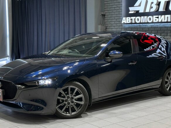 2021 Mazda 3 IV (BP), синий, 1677000 рублей - вид 1