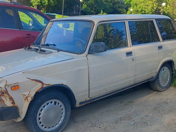 1995 Lada (ВАЗ) 2104 4-speed, бежевый, 110000 рублей - вид 3