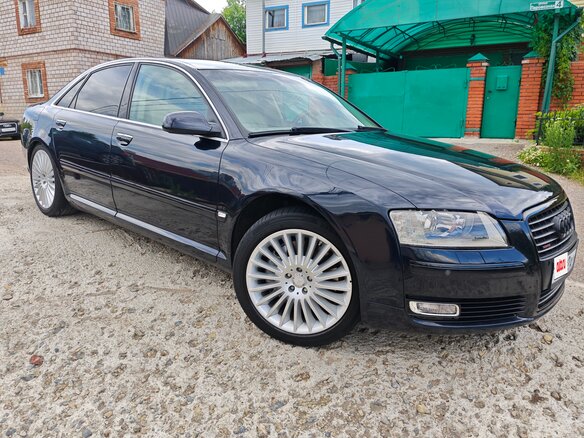 2006 Audi A8 II (D3) Рестайлинг, синий, 1450000 рублей - вид 7